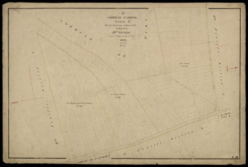 Plan du cadastre napoléonien - Amiens : Faubourg d'Henri-Ville (Le), C10