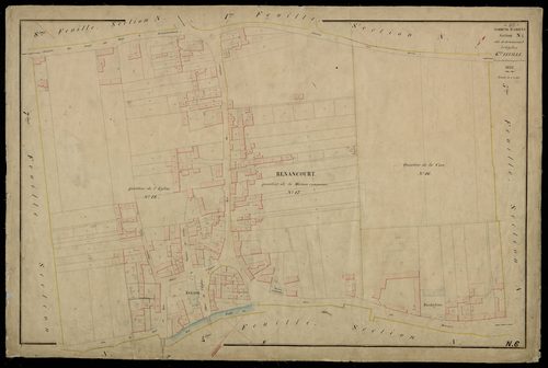 Plan du cadastre napoléonien - Amiens : Renancourt, N6