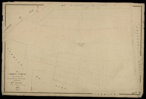Plan du cadastre napoléonien - Amiens : Faubourg d'Henri-Ville (Le), C11