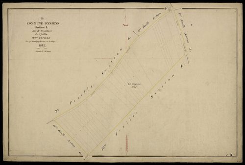 Plan du cadastre napoléonien - Amiens : Boutillerie, L9