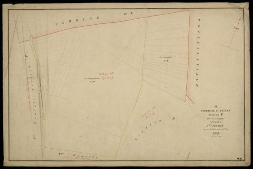Plan du cadastre napoléonien - Amiens : Longpré, P5