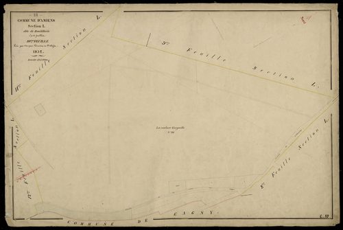 Plan du cadastre napoléonien - Amiens : Boutillerie, L10
