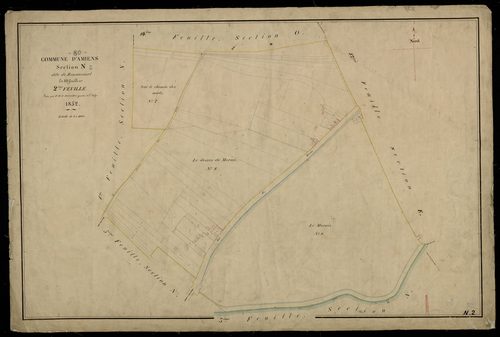Plan du cadastre napoléonien - Amiens : Renancourt, N2