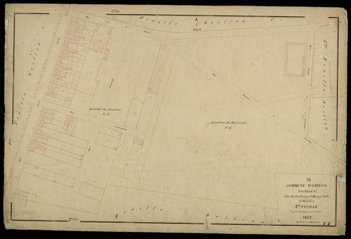 Plan du cadastre napoléonien - Amiens : Faubourg d'Henry Ville (Le), C2