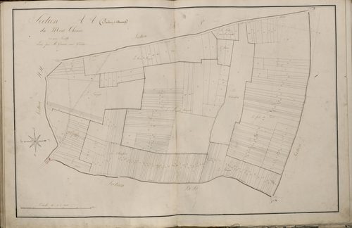 Plan du cadastre napoléonien - Atlas cantonal - Amiens : Mont Thomas (Le), AA