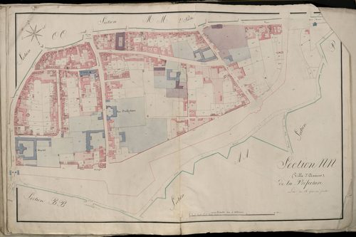 Plan du cadastre napoléonien - Atlas cantonal - Amiens : Préfecture (La), NN
