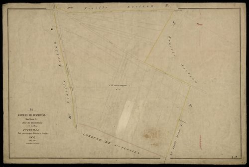 Plan du cadastre napoléonien - Amiens : Boutillerie, L1