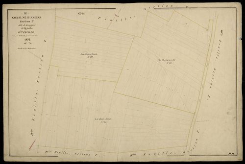 Plan du cadastre napoléonien - Amiens : Longpré, P11