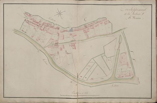 Plan du cadastre napoléonien - Atlas cantonal - Amiens : Saint-Maurice, F développée