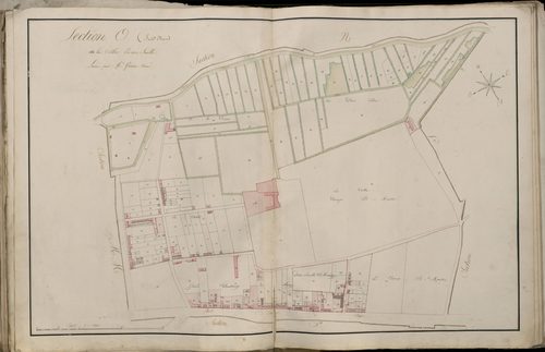 Plan du cadastre napoléonien - Atlas cantonal - Amiens : Vallée (La), O