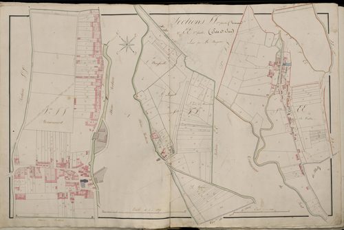 Plan du cadastre napoléonien - Atlas cantonal - Amiens : Petit Saint-Jean ; Renancourt, EE2 et FF2