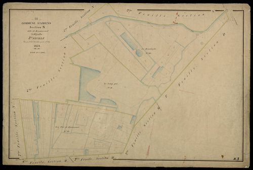 Plan du cadastre napoléonien - Amiens : Renancourt, N3