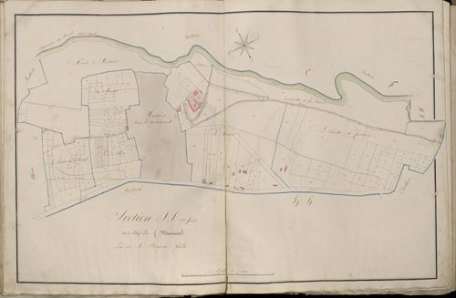 Plan du cadastre napoléonien - Atlas cantonal - Amiens : Chef Lieu (Le), JJ2