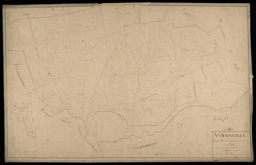 Plan du cadastre napoléonien - Andainville : Campagne du bois des haies (La), D