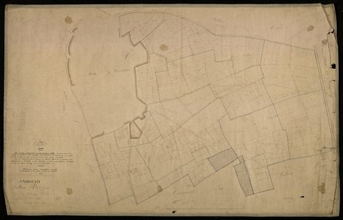 Plan du cadastre napoléonien - Andechy : Champs poulets (Les), B1