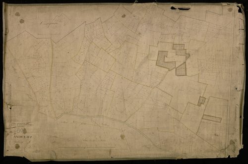 Plan du cadastre napoléonien - Andechy : Bosquet Saint Pierre (Le), A