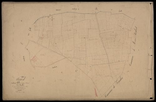 Plan du cadastre napoléonien - Arrest : Bois de Nevert (Le), B2