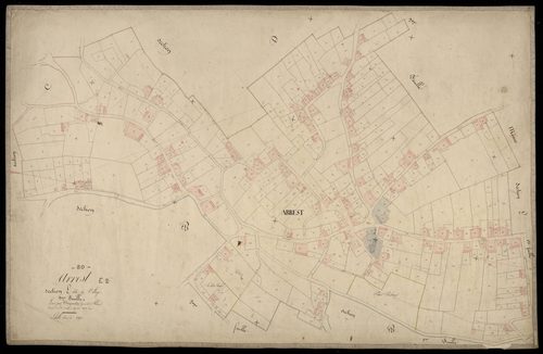 Plan du cadastre napoléonien - Arrest : Village (Le), E2
