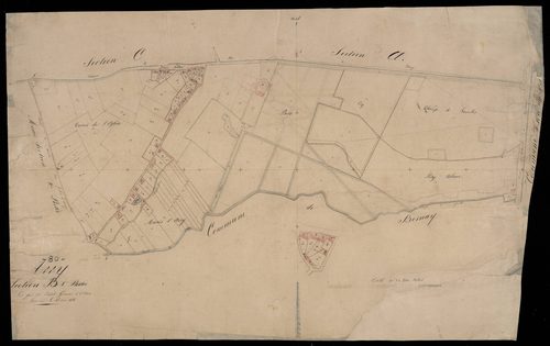 Plan du cadastre napoléonien - Arry : B1