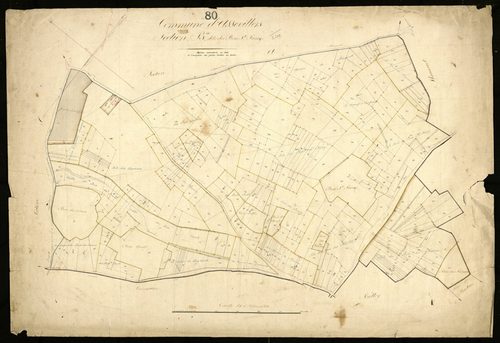 Plan du cadastre napoléonien - Assevillers : Bois de Saint Furcy, B