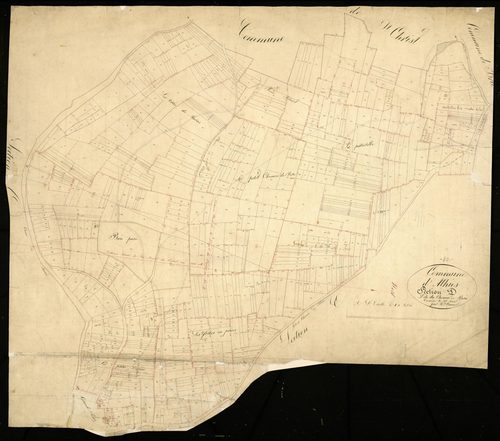 Plan du cadastre napoléonien - Athies : Chemin de Brie (Le), D