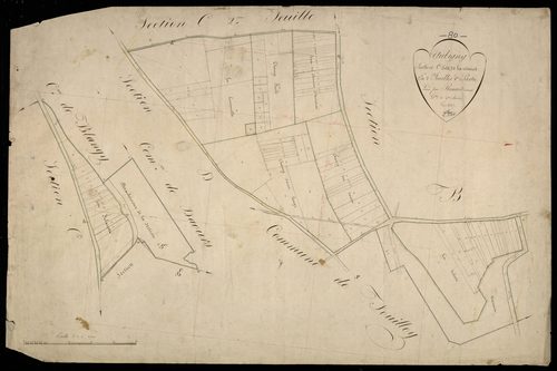 Plan du cadastre napoléonien - Aubigny : Remise (La), C1 et partie détachée de B