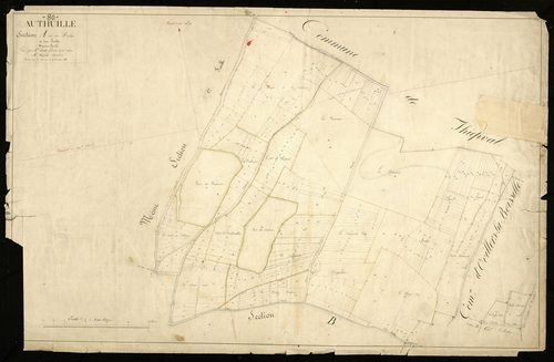 Plan du cadastre napoléonien - Authuille : Merlier (Le), A2