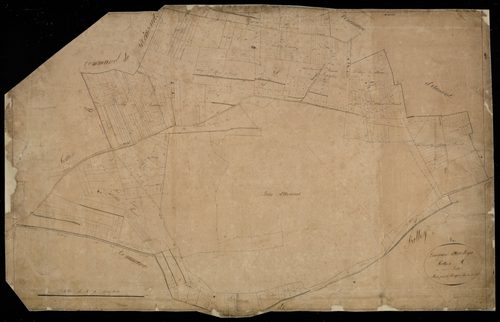 Plan du cadastre napoléonien - Avelesges (Aveleges) : C