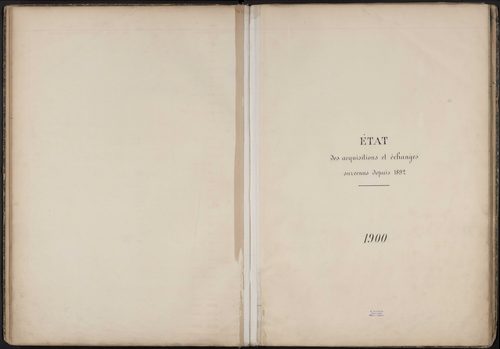 Domaine de Thiepval appartenant à Monsieur le comte et Madame la comtesse de Breda. Plans établis d'après le cadastre napoléonien. Tableau indicatif des contenances (1889). Etats des acquisitions et échanges (1892, 1900, 1908) - Athuille et Aveluy (sectio