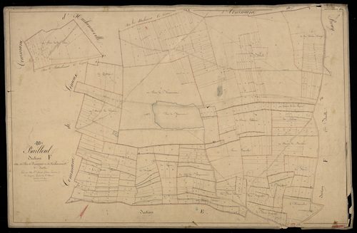 Plan du cadastre napoléonien - Bailleul : Bois de Visquemont et de Fréchencourt (Le), F2
