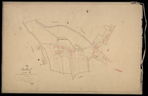 Plan du cadastre napoléonien - Bailleul : Bellifontaine ; Camp Cesar (Le), B2