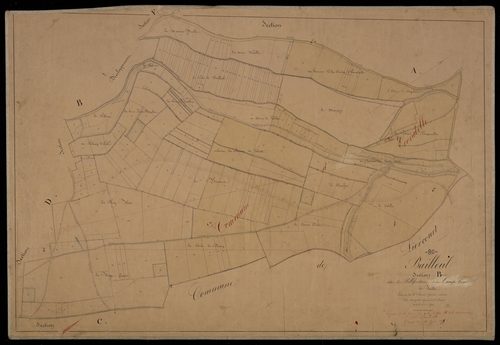 Plan du cadastre napoléonien - Bailleul : Bellifontaine ; Camp Cesar (Le), B1
