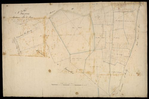 Plan du cadastre napoléonien - Baizieux : B2