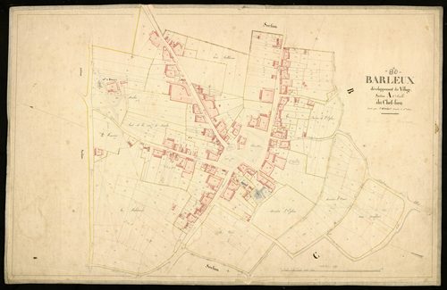 Plan du cadastre napoléonien - Barleux : Chef-lieu (Le), A2