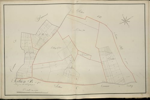 Plan du cadastre napoléonien - Atlas cantonal - Bavelincourt : B1
