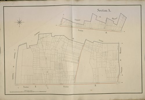 Plan du cadastre napoléonien - Bayonvillers : A