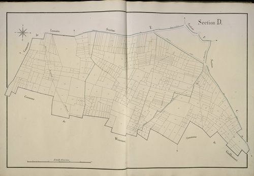 Plan du cadastre napoléonien - Bayonvillers : D
