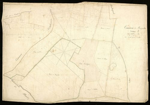 Plan du cadastre napoléonien - Bazentin : Chef-lieu (Le) ; Bois (Les), A