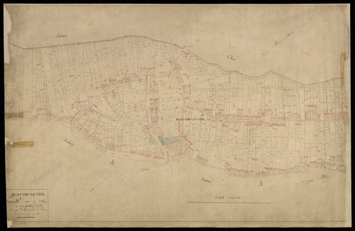 Plan du cadastre napoléonien - Beaucamps-le-Vieux (Beaucamp-le-Vieil) : Village (Le), B3