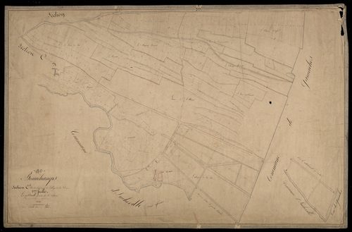 Plan du cadastre napoléonien - Beauchamps : Chef-lieu (Le) ; Abbaye du lieu-Dieu (L'), C2