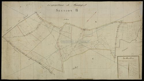 Plan du cadastre napoléonien - Beaufort-en-Santerre (Beaufort) : B