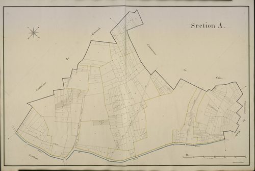 Plan du cadastre napoléonien - Beaufort-en-Santerre (Beaufort) : A