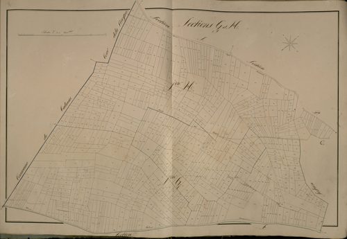 Plan du cadastre napoléonien - Beauquesne (Beauquesnes) : G et H