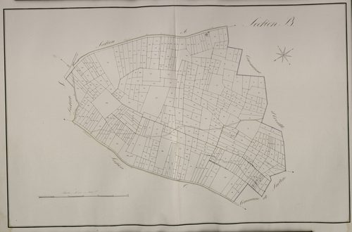 Plan du cadastre napoléonien - Beauquesne (Beauquesnes) : B