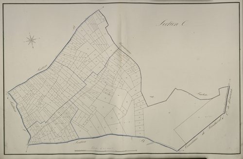 Plan du cadastre napoléonien - Beauquesne (Beauquesnes) : C