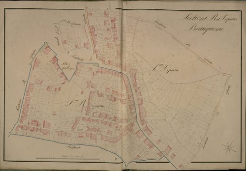 Plan du cadastre napoléonien - Beauquesne (Beauquesnes) : R2 et S2