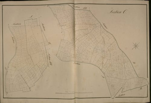 Plan du cadastre napoléonien - Beauquesne (Beauquesnes) : O