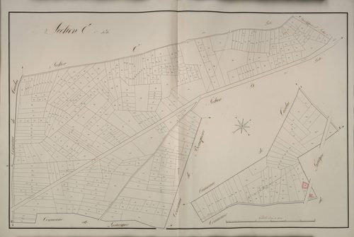 Plan du cadastre napoléonien - Beauval : E2