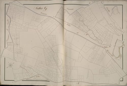 Plan du cadastre napoléonien - Beauval : G