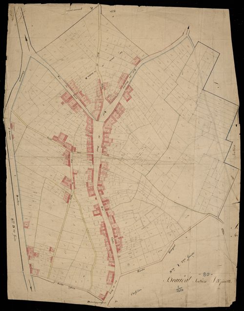 Plan du cadastre napoléonien - Beauval : Chef-lieu (Le), I3